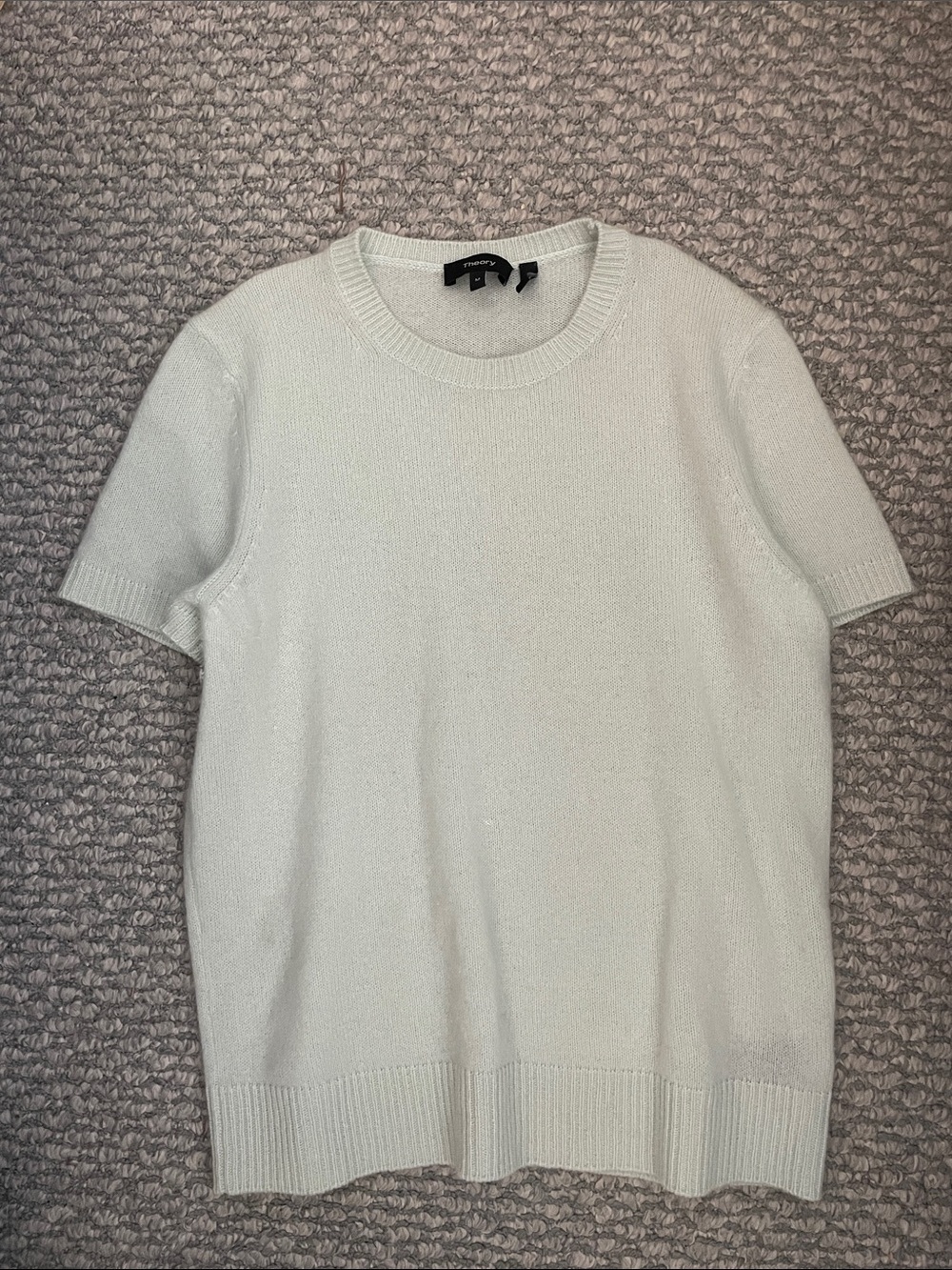 Theory Basic Tee in Regal Wool - Picture 5 of 7